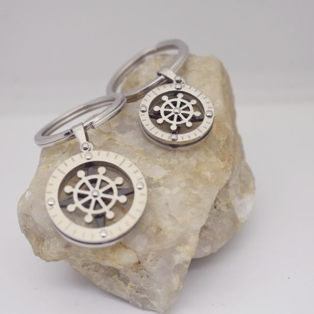 Couples Compass Rudder matching Keychains.jpg